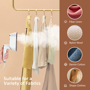 Ferro da Stiro a Vapore Portatile da 1300W con Serbatoio da 110ML, Mini Ferro da Stiro LCD per Viaggi e Uso Domestico, <span class=keywords><strong>Stiratura</strong></span> a Secco e a Vapore - Product Image 3