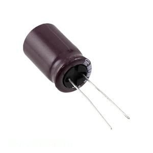 ตัวเก็บประจุแบบ Through Hole รุ่น UPJ1V561MHD1TO ของผู้ผลิต Manufacturer Channel ความจุ 560 ไมโครฟารัด ชนิดอะลูมิเนียม 560UF 20% 35V แบบขาเสียบ - Product Image 1
