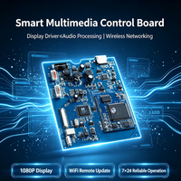 Placa de Control Industrial para Pantalla LCD, PCBA con CVBS, Audio, WiFi y LVDS para Monitor Industrial, Videoconferencias y Intercomunicadores