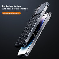 Premium Slim En Alliage D'aluminium Dissipateur De Chaleur Aromathérapie Mobile Téléphone Cas Couverture pour iPhone 12 13 14 15 16 Pro Max Plus Antichoc