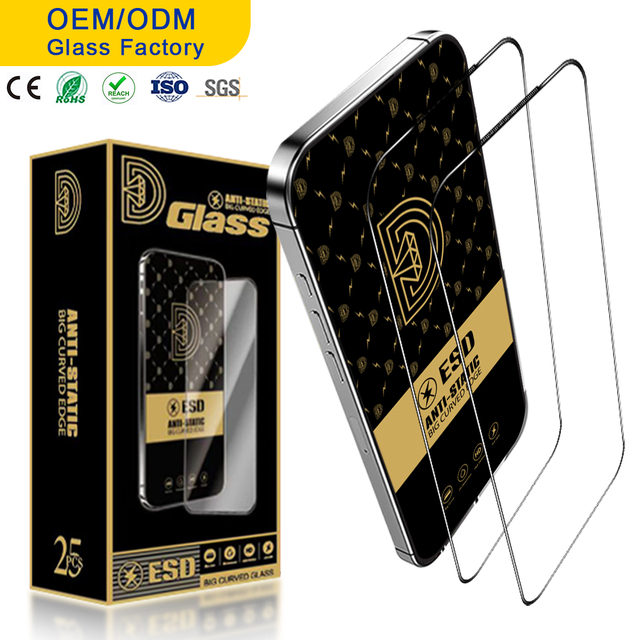 Factory Wholesale 9H HD 2.5D Anti-Fingerprint Anti-Static Anti-Scratch Anti-Dust 0.4mm Tempered Glass Screen Protector