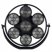 Mini projecteur LED rétro 200W, 7 lumières, effet flash pour scène, concert, fête, club, bar, DJ, mariage, événement
