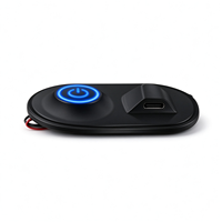 Interrupteur à bouton-poussoir en silicone Type-C 3,7-12V avec contrôle de température, indicateur LED 3 niveaux et minuterie personnalisée pour vêtements chauffants