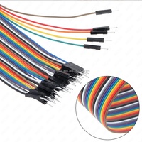 Cable DuPont de Color de 10-40CM, 40 Pines, Macho a Hembra, Sin Plomo, Compatible con RoHS, Cable de Conexión para Protoboard para Proyectos