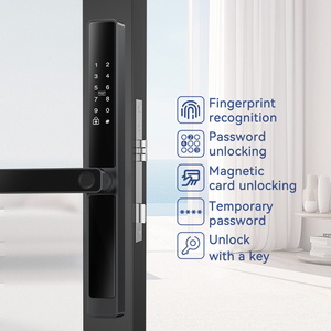 Kasman nguồn giá khóa cửa thông minh RFID thẻ và vân tay hệ thống kiểm soát truy cập khóa cửa thông minh trượt khóa - Product Image 2