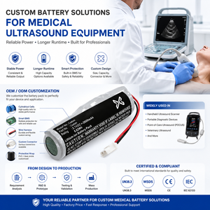 Batterie d'échographie <span class=keywords><strong>portable</strong></span> personnalisée pour échographe <span class=keywords><strong>portable</strong></span>, dispositif d'imagerie médicale OEM ODM - Product Image 3