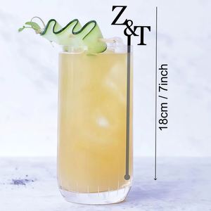 Personalized Initial Acrylic Drink <b>Stirrers</b>, Custom <b>Cocktail</b> Stir Sticks with Couple Names, Engagement & Party Decorations - Product Image 6