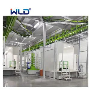 WLD Powder Coating Line Powder Coating Booth/Oven/Room CE