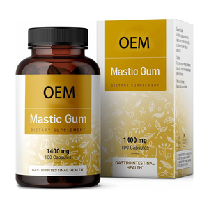 OEM 1400mg produsen Natural Nutrition suplemen Lastic <span class=keywords><strong>Gum</strong></span> Capsules untuk fungsi pencernaan kesehatan hati - Product Image 1