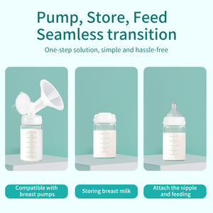 <span class=keywords><strong>Biberon</strong></span> en verre borosilicate à large goulot sans BPA de 180 ml pour bébé – Vente en gros - Product Image 5