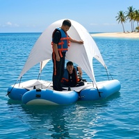 Nouveauté : Yacht gonflable géant multi-personnes, durable, portable, commercial, bateau de luxe pour fêtes aquatiques