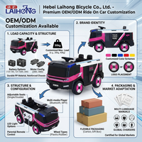 Mobil mainan anak-anak, mobil mainan elektrik 12V dengan tangki air untuk bayi