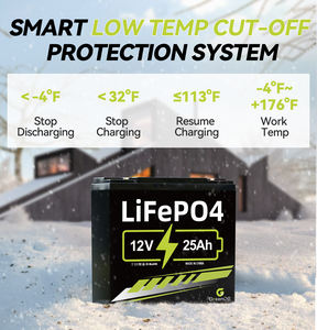 Deep Cycle 12V 25Ah Lithium <b>Battery</b> with BMS <b>for</b> Electric <b>Scooter</b> and Lighting - Product Image 2