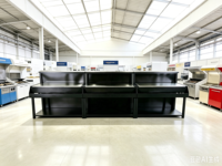 Comptoir de bar commercial pliable en trois parties en acier galvanisé, station à cocktails portable, poste de travail mobile pour barman, événements, café, extérieur