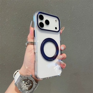 Funda Transparente Giratoria 360° de TPU y Acrílico para Teléfono Móvil, Compatible con iPhone 17 Air, 16, 15, 14, 13, 12 Pro Max, en Oferta - Product Image 6