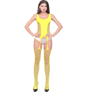 Femmes Sexy Jarretières Ceinture Body Lingerie Femme Sexy Crotchless Body Stocking Mature Sheer Lingerie Bas Tights - Product Image 2