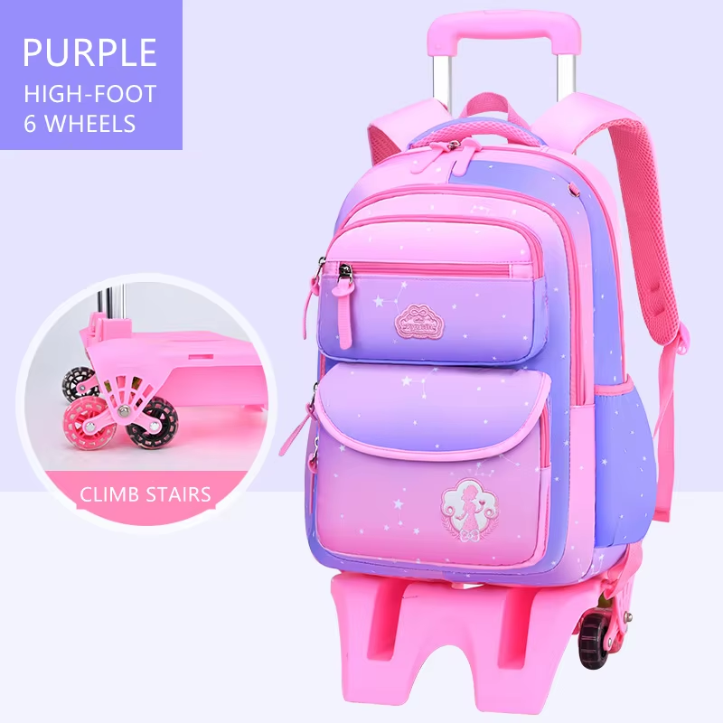 6wheel high foot purple