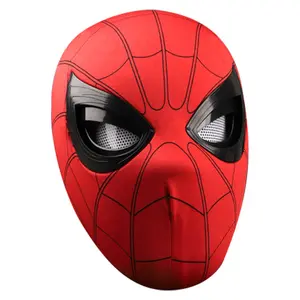 蜘蛛侠远离家庭面具角色扮演超级英雄蜘蛛侠面具头盔彼得·帕克蜘蛛侠面具服装道具掉落运输