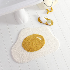 Thấm Không Trượt Trứng Trứng Trứng Hình Trẻ Em Tắm Thảm Máy Có Thể Giặt Mềm Tắm Mat Cho Phòng Tắm - Product Image 2