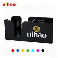 NIHAO Distributeur de mouchoirs en plastique personnalisé pour la décoration de tables de café, restaurant, bar et la publicité de marque