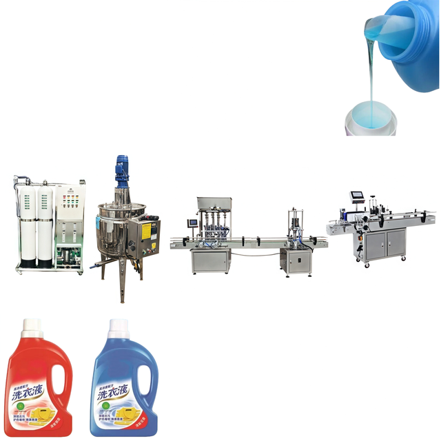 Small PLC Motor Liquid Soap Filling Line Capper High Efficiency Easy Operation 50-60 Bottles/Min for Family Workshop New