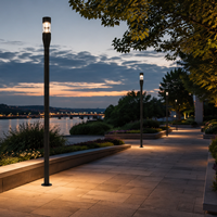 Lampadaire LED d'extérieur pour aménagement paysager, IP65, étanche, lampe de jardin pour villa, hôtel, parc, cour, projet