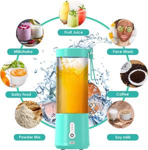 خلاط يدوي كهربائي صغير محمول من الشركة المصنعة بتصميم <span class=keywords><strong>SHAKER</strong></span>، جهاز مطبخ لتحضير العصائر والسموثي، مناسب للرياضات الخارجية والتخييم وعصر الفواكه - Product Image 4