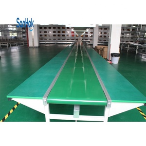 Table de travail double personnalisée Convoyeur à bande Pied électrique <span class=keywords><strong>Ligne</strong></span> d'assemblage de <span class=keywords><strong>spa</strong></span> - Product Image 1