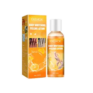 Eelhoe schwarze Haut aufhellung Orange Body Peeling Lotion Bio-Hautpflege White ning Peel Off Lotion