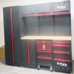 Gabinete de Herramientas Industrial Rodante de Alta Resistencia de 72 Pulgadas, 15 Cajones, OEM, para Garaje o Taller, Gabinete Superior Metálico con Panel Perforado, Capacidad de Carga de 150 kg - Product Image 4