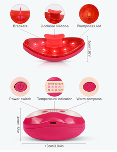 Appareil pour repulper les lèvres, thérapie par lumière rouge, 2 en 1, soin des lèvres et des yeux avec chaleur pour lutter contre le vieillissement - Product Image 4