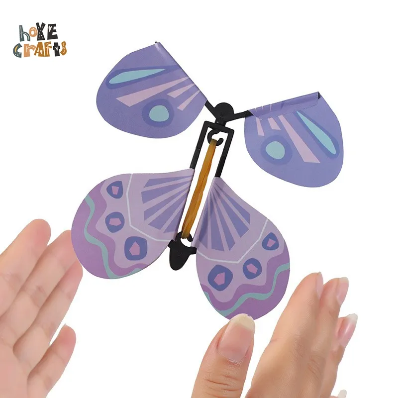 Divertido diseño de mariposa voladora para niños, divertido diseño de mariposa, regalo sorpresa en el libro