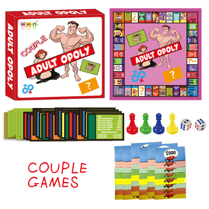 Jeu de société personnalisé en papier pour soirées, jeu de stratégie pour adultes et couples, soirée romantique, style <span class=keywords><strong>Monopoly</strong></span>, cartes pour couples et familles - Product Image 3