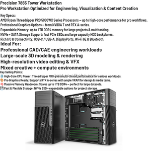 Estación de Trabajo Gráfica para Aprendizaje Profundo, Servidor Inteligente Personalizado Hecho en China T7865 en Stock, CPU de Alto Rendimiento - Product Image 1