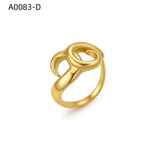 เอมี่ เอมี่ แฟชั่นริง A0083 สแตนเลสทรงเรขาคณิตทันสมัยสำหรับผู้หญิงสวมใส่ทุกวันเครื่องประดับของขวัญ - Product Image 4