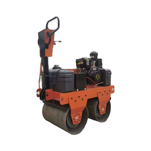 Mesin pemadat <span class=keywords><strong>Roller</strong></span> jalan penggerak roda ganda kemudi roda ganda Drum penggetar tangan mesin dorong Huade hidrolik tersedia untuk dijual Mini 25kn - Product Image 1