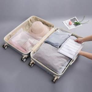 Customized Peva Cpe T Shirt Underwear <b>Bags</b> Packaging Frosted Zipper <b>Bag</b> for <b>Clothing</b> - Product Image 4