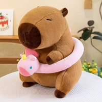 Achat en gros de jouets en peluche doux et moelleux, poupées Capybara de 15 pouces (45 cm) pour les machines à griffes, livraison dans les zones internationales