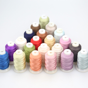 XuQian, venta al por mayor, 140 yardas, cordón de seda blanco Natural 100% <span class=keywords><strong>para</strong></span> hacer joyería, Material - Product Image 2
