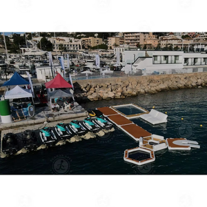 <span class=keywords><strong>Hamac</strong></span> aquatique <span class=keywords><strong>gonflable</strong></span> en PVC à mailles Drop Stitch personnalisé, modèle 2026, le plus vendu, avec un nouveau design durable pour les loisirs aquatiques en famille - Product Image 2