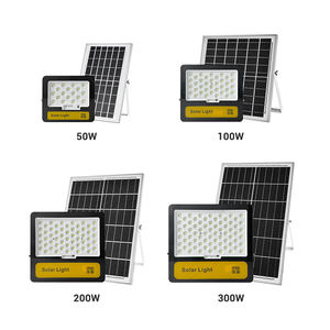 Lumen élevé extérieur Ip65 étanche 100 200 watts le projecteur solaire a mené la dernière lumière d'inondation solaire - Product Image 1