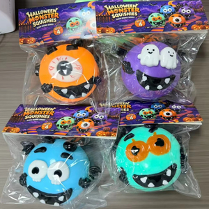 Nuevo Juguete Blandito de Halloween con Cara de Perro Cambiante, de Subida Lenta, Juguete Antiestrés de Monstruo de Halloween para Apretar - Product Image 1