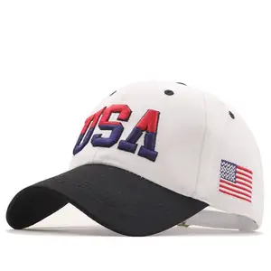 New Brand USA Flag Baseball Cap For Men Women Cotton Snapback Unisex America Embroidery Hip Hop Caps Hat