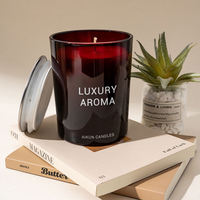 Boîte cadeau minimaliste AIKUN, logo personnalisé, bougie aromathérapeutique, ambiance calme, bougie artisanale, parfum frais