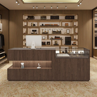 Comptoir de consultation en bois moderne pour salon de beauté, bijouterie et magasin de vêtements, table de bar, vitrine de caissier