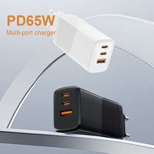 DENIXI 65W PD QC3.0 USB-C急速充電器、デスクトップ用3in1充電器、iPad、ノートパソコン、イヤホン対応、環境に優しい - Product Image 2