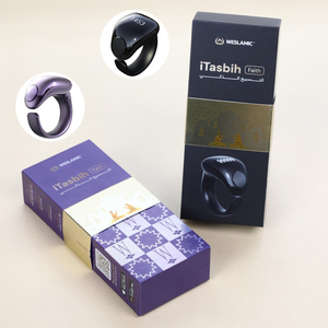 Iqibla Smart TALLY Counter นาฬิกาปลุกมุสลิม sunriser ขายดีที่สุด zikr แหวนสำหรับโทรศัพท์ tasbih Digital Azan islamic tasbeeh - Product Image 2