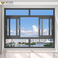 Ventanas Corredizas de Doble Acristalamiento en Oferta, Ventana Corrediza de Aluminio con Vidrio Low-E y Mosquitera