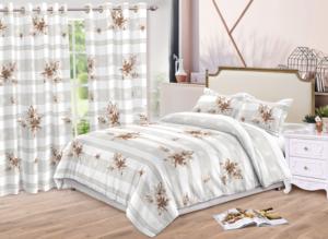 Bán buôn oem 100 cotton sang trọng bộ sưu tập giường tấm phẳng <span class=keywords><strong>3d</strong></span> in duvet cover rèm bộ đồ giường <span class=keywords><strong>set</strong></span> đối với trang chủ - Product Image 5
