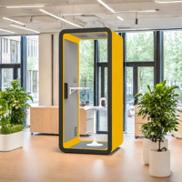 Cabine insonorisée, Pod de bureau silencieux, Cabine téléphonique mobile, Salle de réunion et de lecture, Cabine d'isolation acoustique pour diffusion en direct